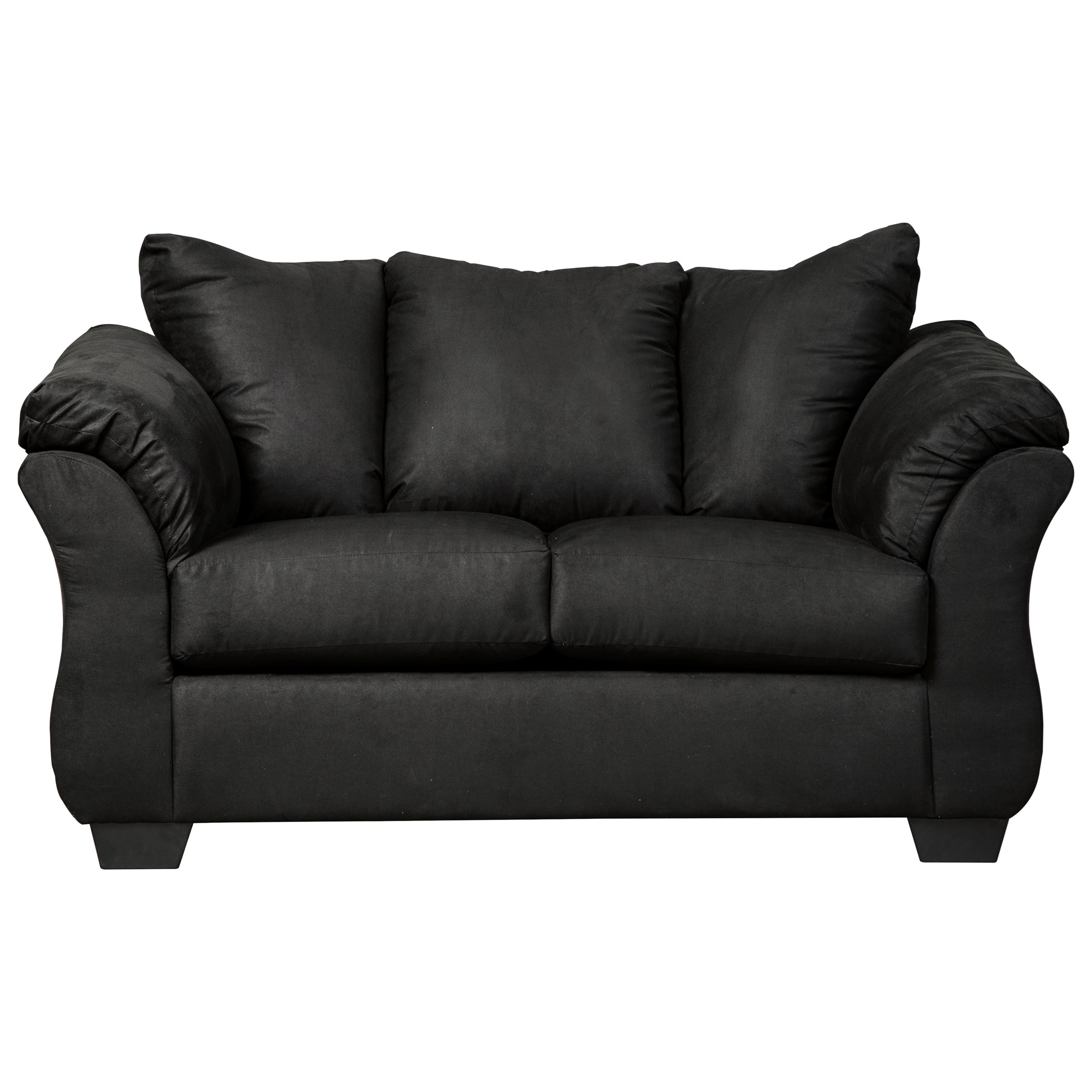 Ashley pindall top brown loveseat